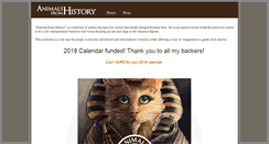 Desktop Screenshot of animalsfromhistory.com